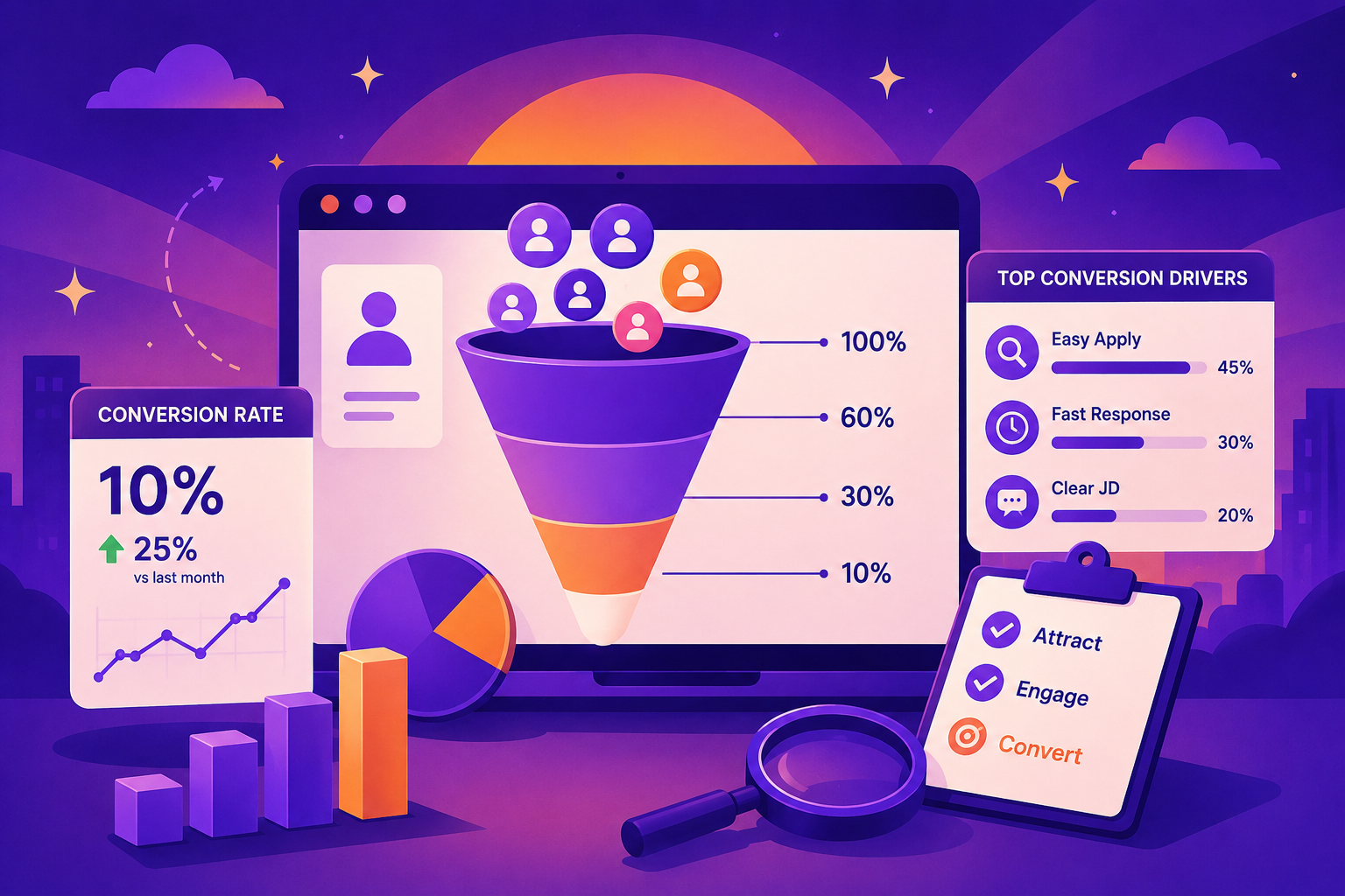 Conversion Rates 101: Measuring & Maximizing Top-of-Funnel Recruitment Marketing
